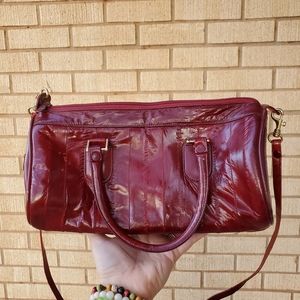 Vintage eel skin handbag